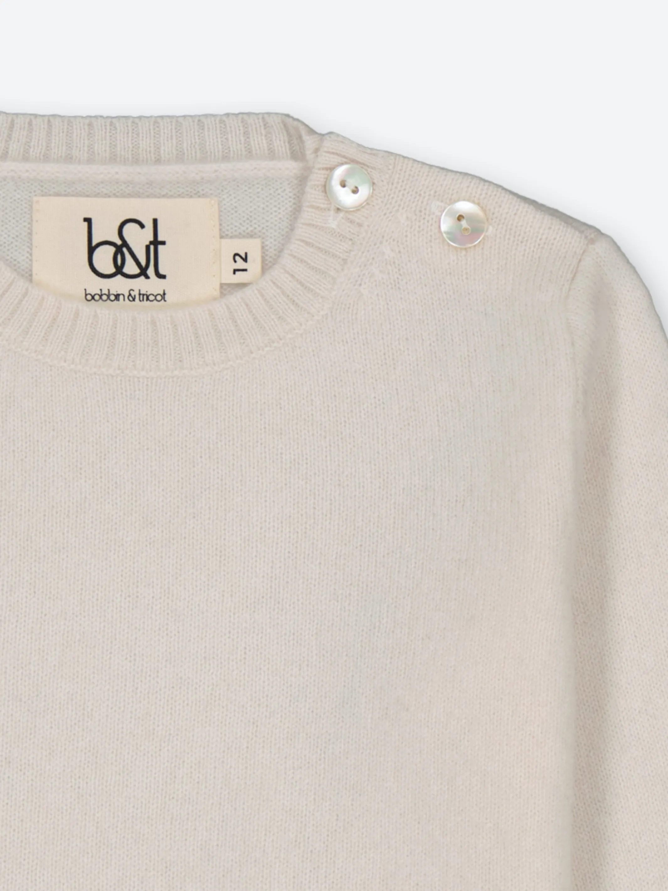 BABY SWEATER IVORY