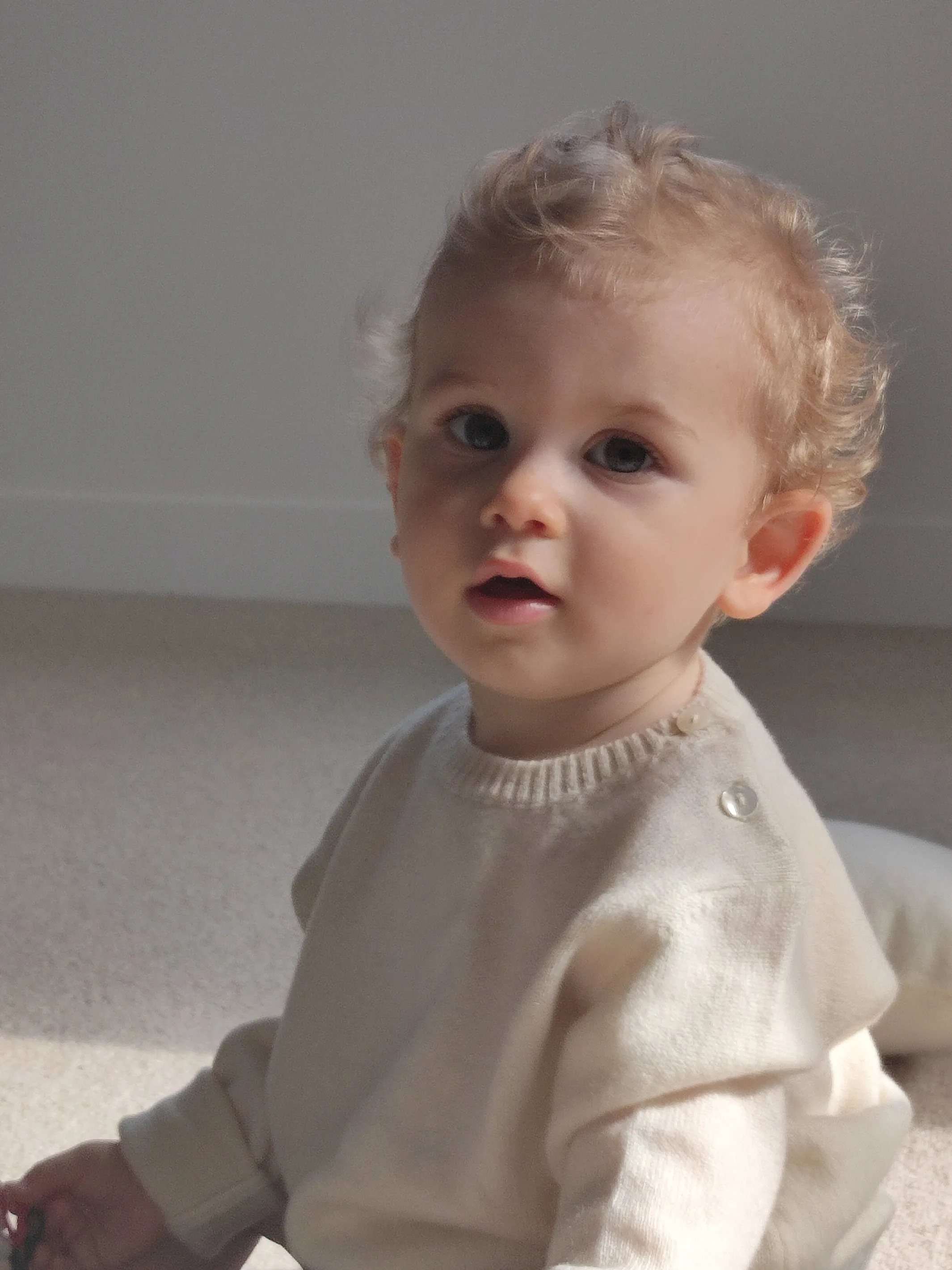 BABY SWEATER IVORY