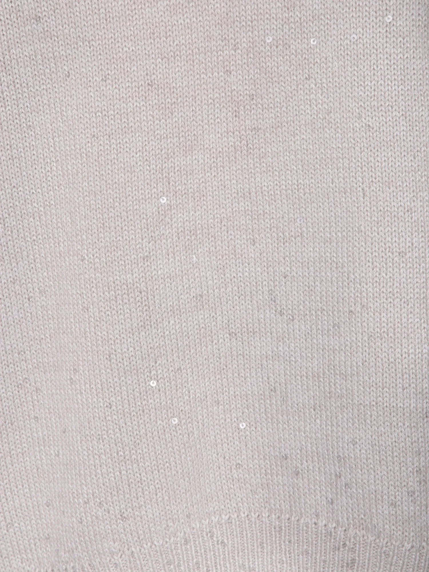 Beige Sequin Sweater