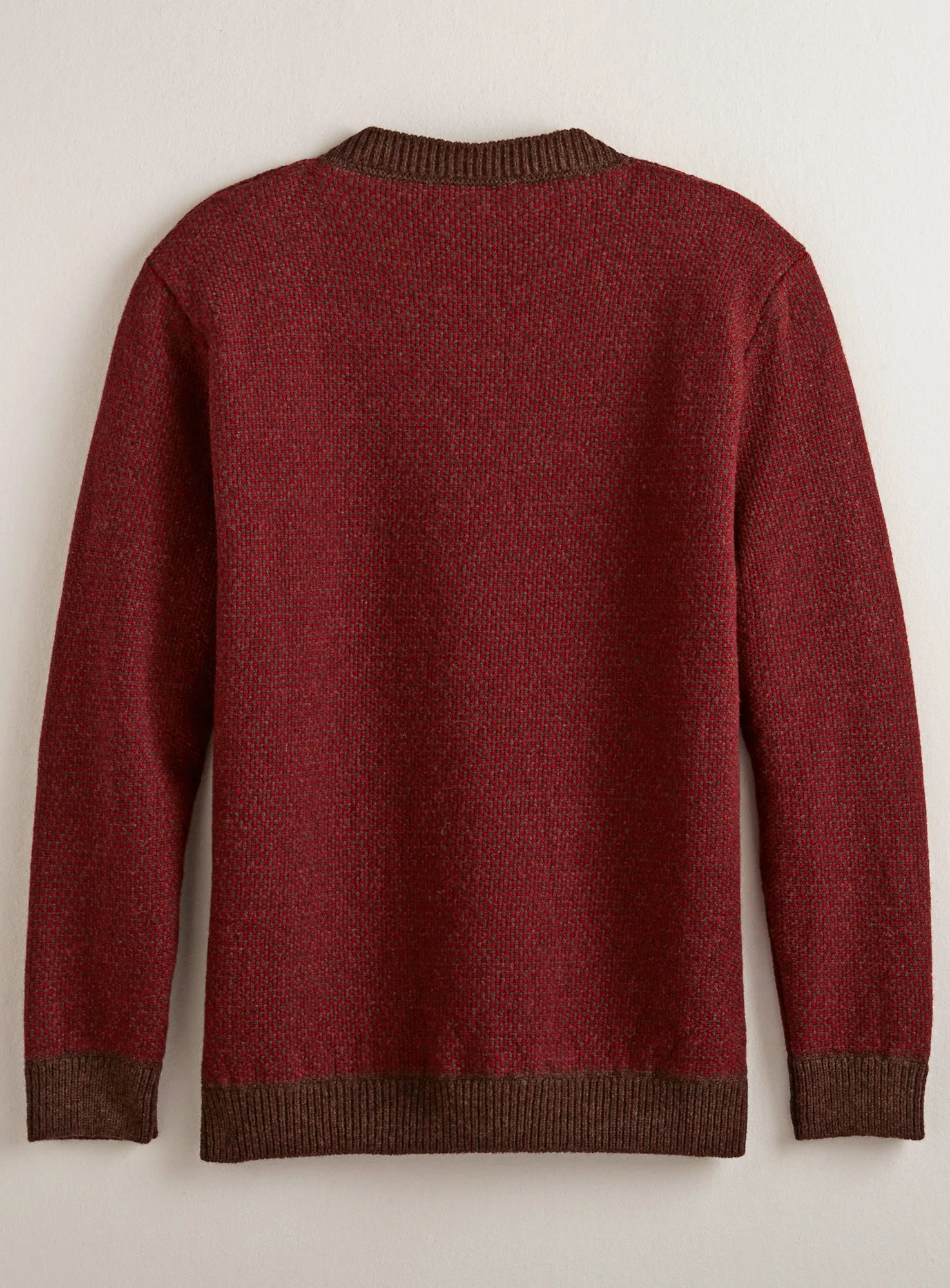 Bird’s-eye Lambswool Sweater FINAL SALE (No Returns)