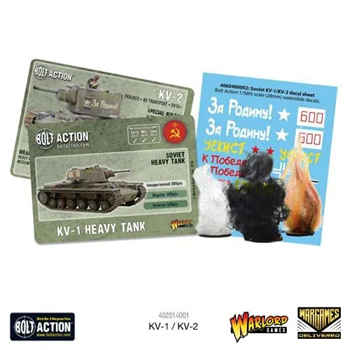 Bolt Action - Tank War: Soviet KV1/2 Heavy Tank   Digital Guide: Tank War