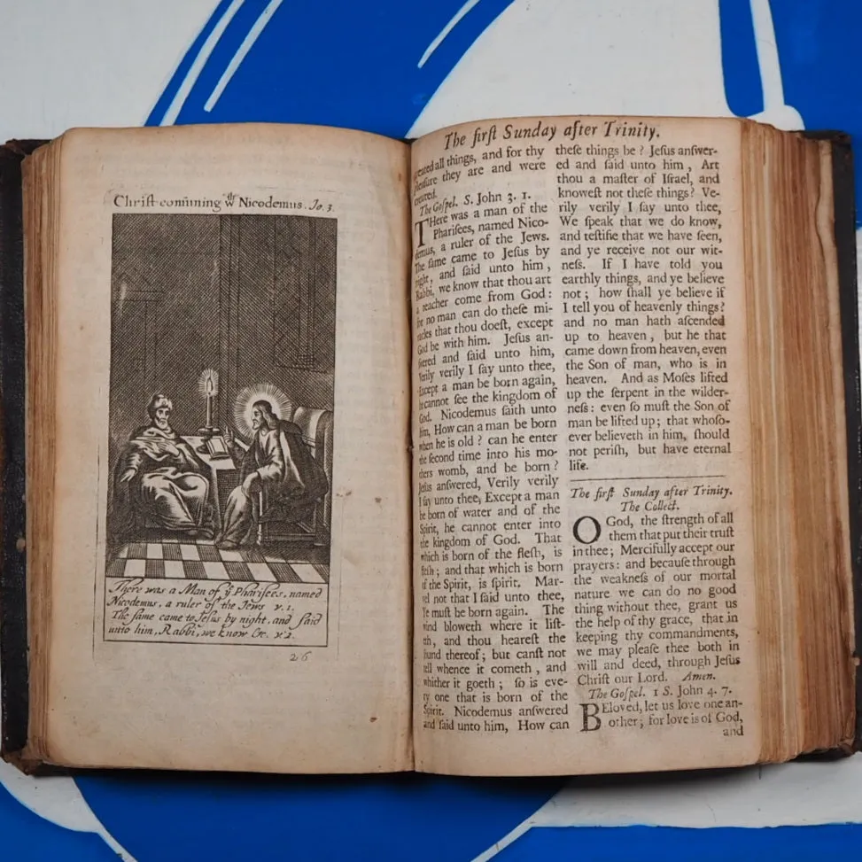 Book of common prayer, and...Psalter or Psalms of David.Church of England>>RARE QUEEN ANNE PRAYER BOOK AND PSALTER with ASSOCIATION<< Publication Date: 1701 Condition: Good