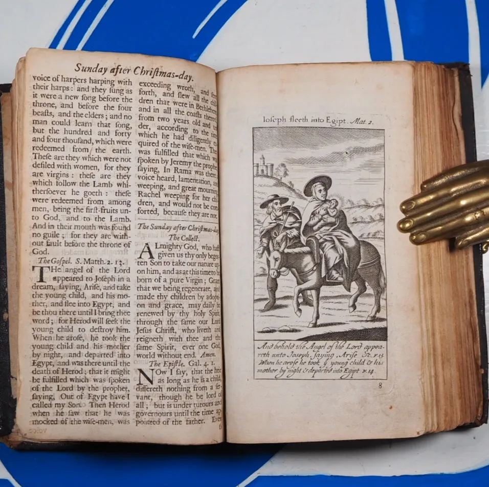 Book of common prayer, and...Psalter or Psalms of David.Church of England>>RARE QUEEN ANNE PRAYER BOOK AND PSALTER with ASSOCIATION<< Publication Date: 1701 Condition: Good