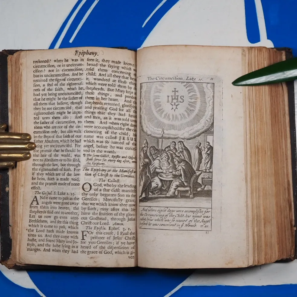 Book of common prayer, and...Psalter or Psalms of David.Church of England>>RARE QUEEN ANNE PRAYER BOOK AND PSALTER with ASSOCIATION<< Publication Date: 1701 Condition: Good