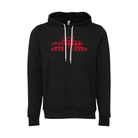 Buffalo Check Snowcat Hoodie Sweatshirt