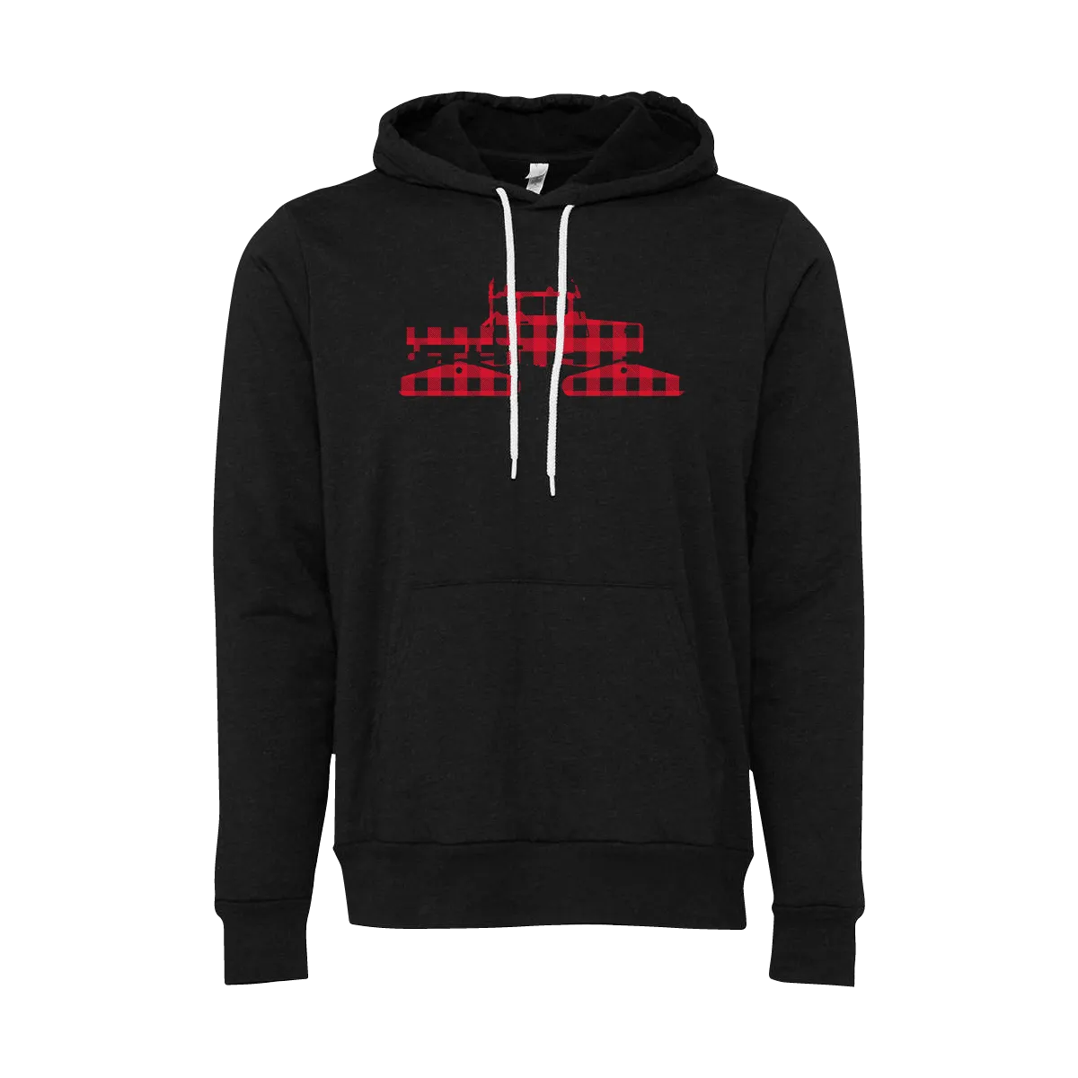 Buffalo Check Snowcat Hoodie Sweatshirt