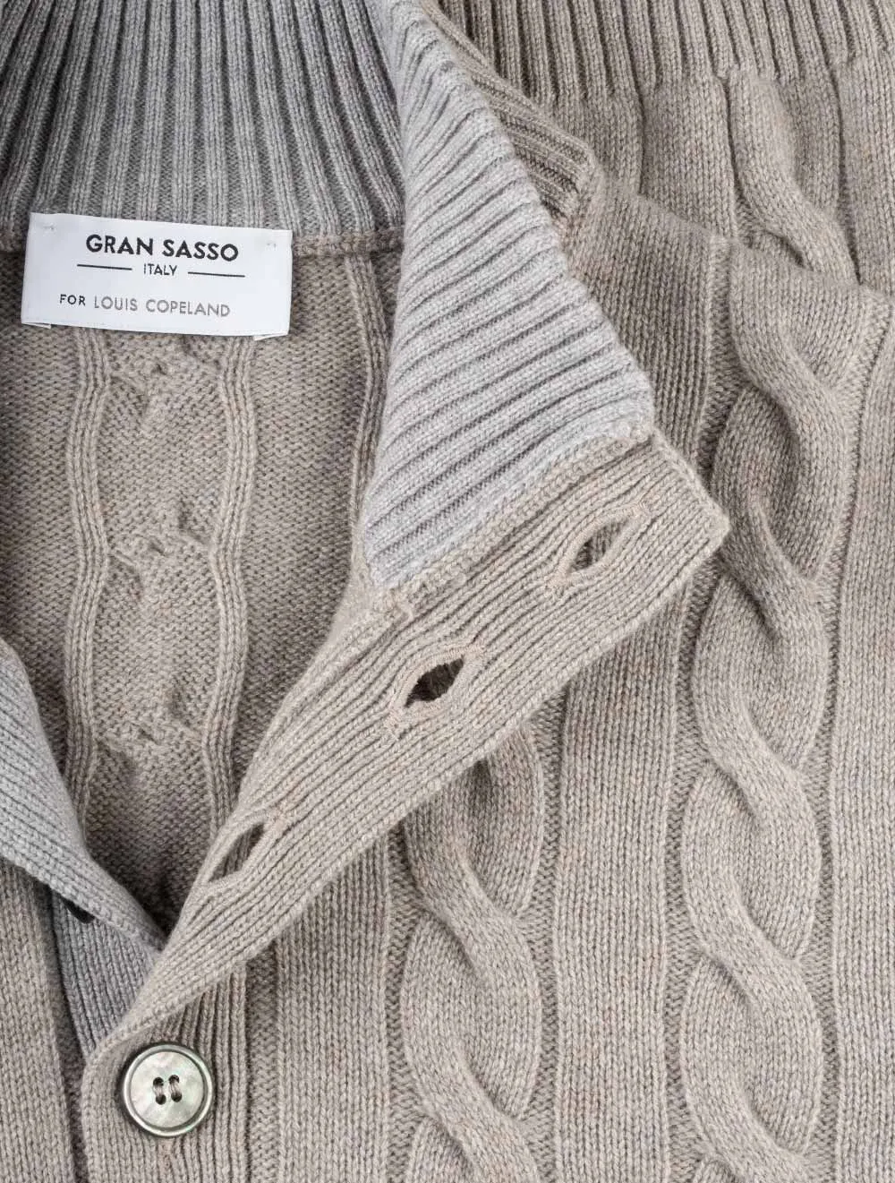 Cable Knit Sweater Beige