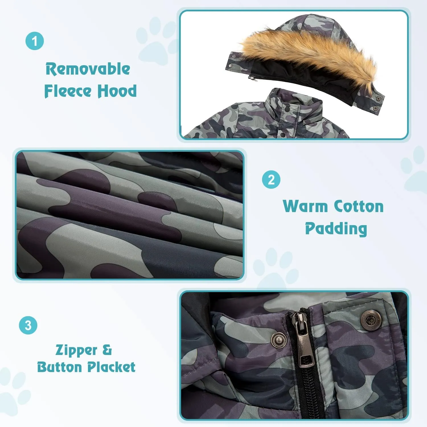 FARVALUE Boy Winter Coat Warm Quilted Puffer Water Resistant Parka Jacket with Detachable Fur Hood for Big Boys