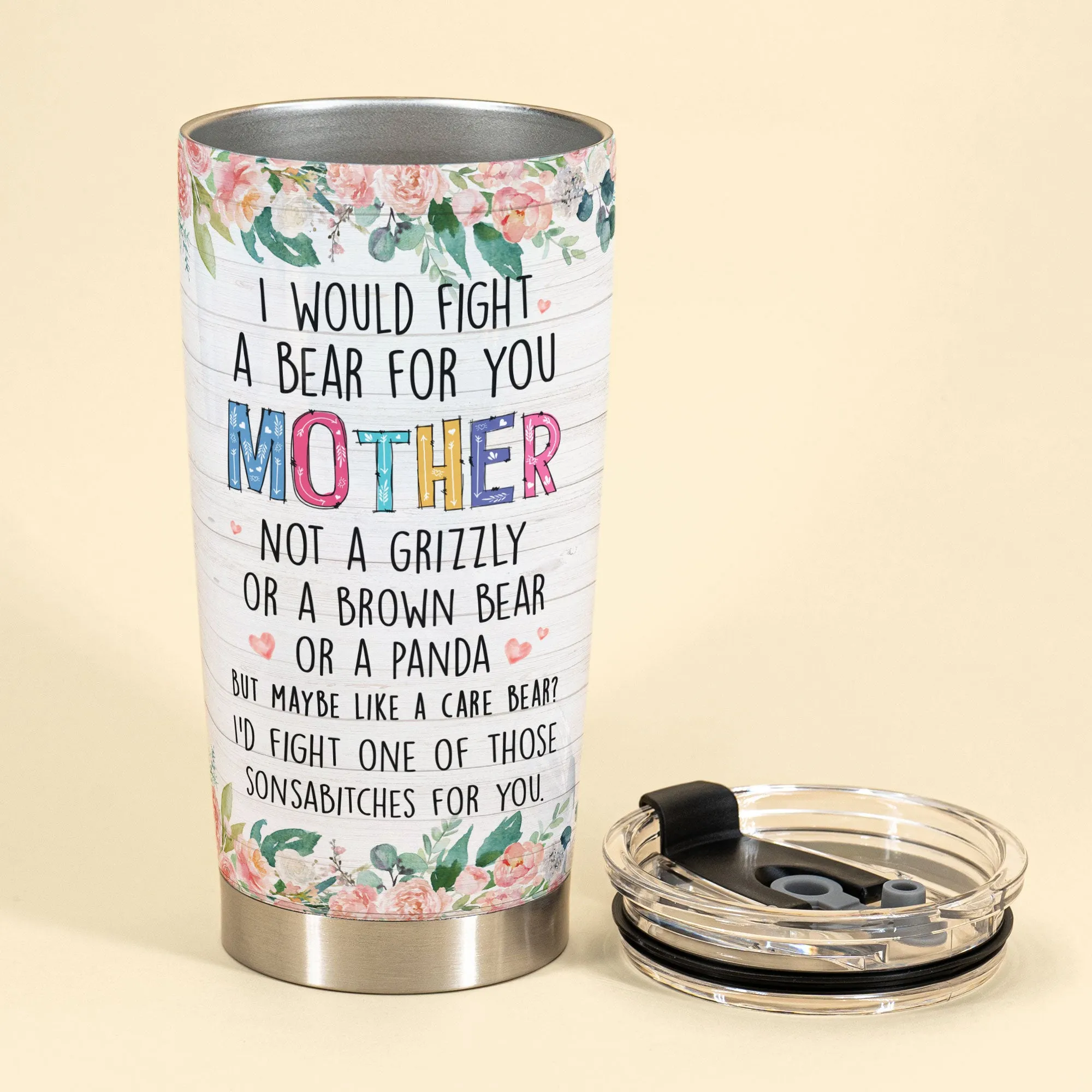 Forever Linked Together - Personalized Tumbler Cup - Birthday Gift For Mother