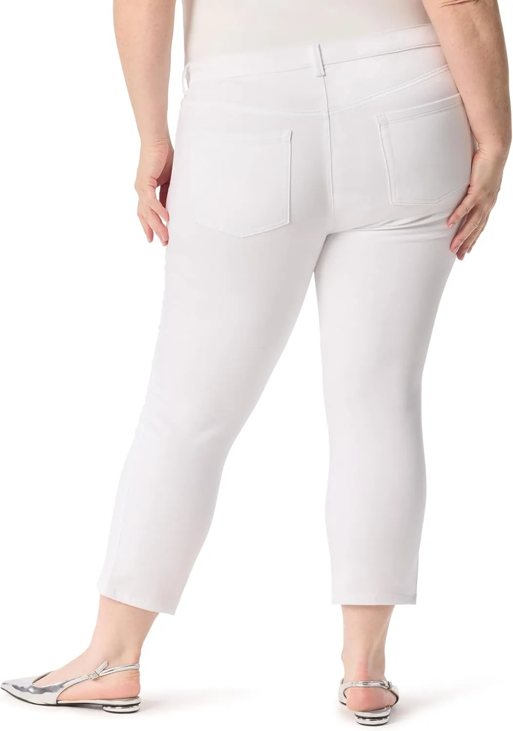 Gloria Vanderbilt Women's Cali 5-Pocket High Rise Straight Leg Ankle Standard