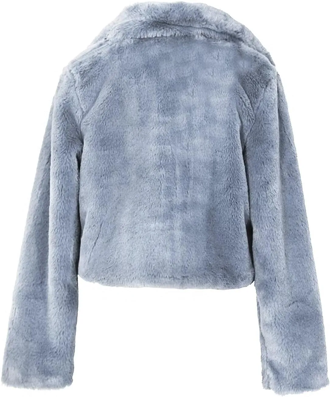 JURIS Ladies Fur Coats Fur Coat - A Stylish Winter Essential Faux Fur Cardigan Short Jacket Women's Plush Jacket