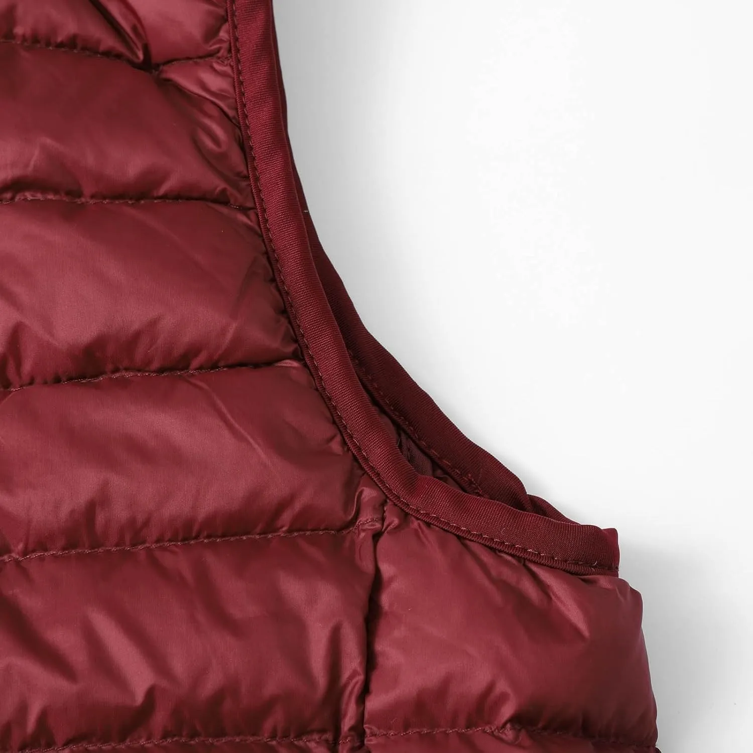 Mens Lightweight Insulated Puffer Vest Stand Collar Sleeveless Jacket Warm Down Outerwear for Work Travel