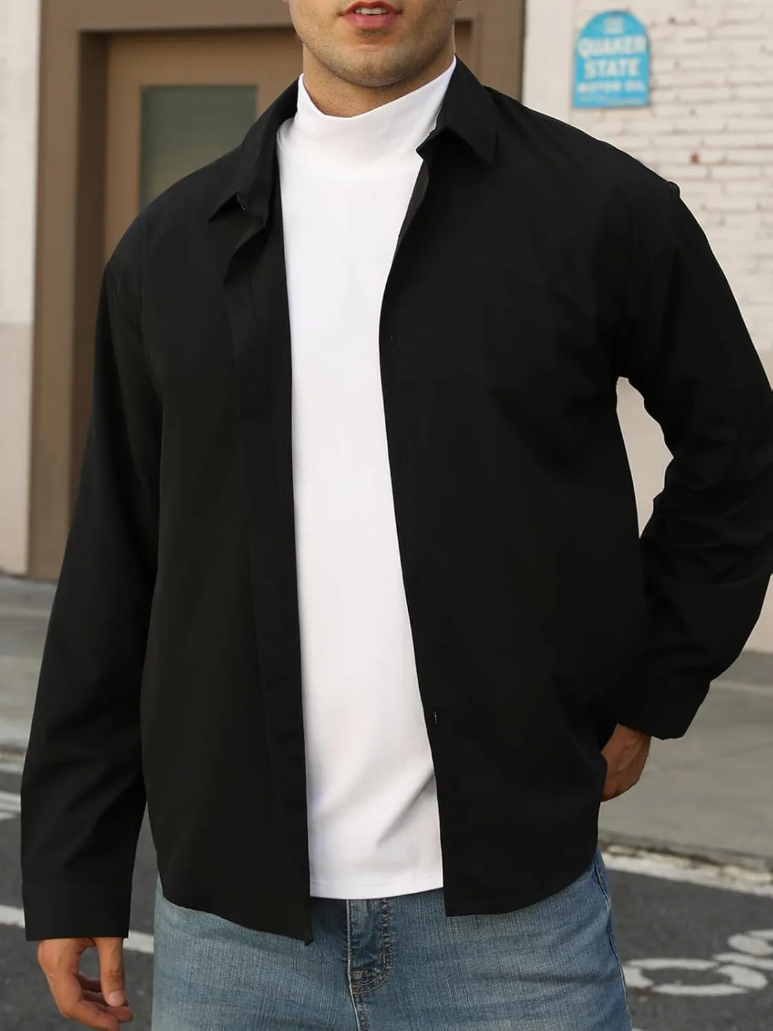 Mens Mock Turtleneck Tee Shirts Sleeveless Casual Basic Slim Fit Knitted Pullover Tank Tops