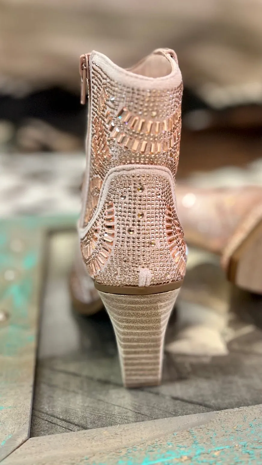 Rose Gold Maze of Life Booties