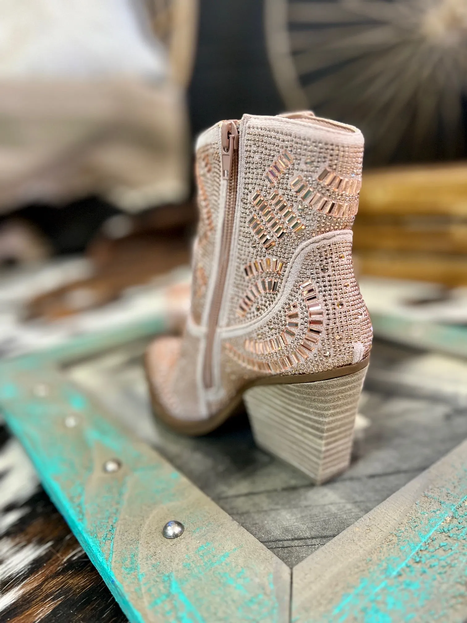Rose Gold Maze of Life Booties