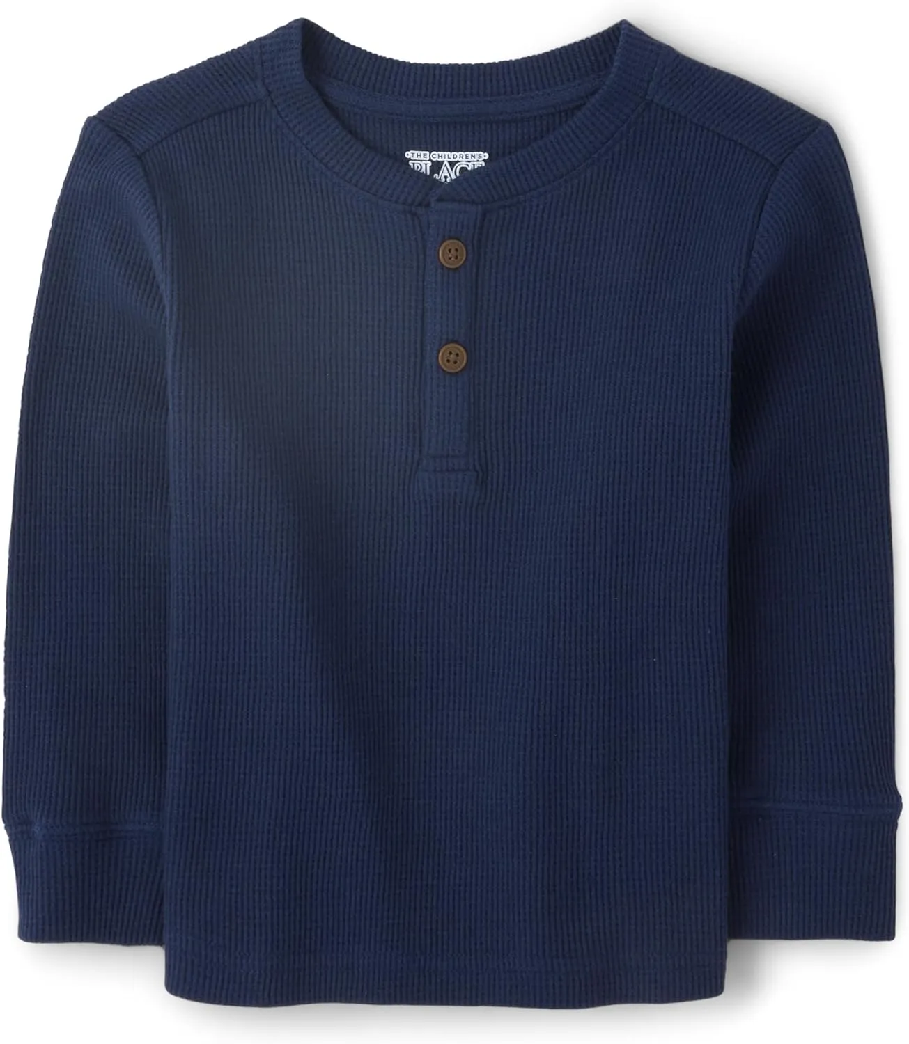The Children's Place Boys' and Toddler Long Sleeve Thermal Henley Shirt