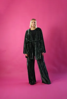 Velvet Pants Forest Green